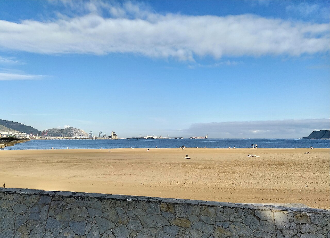 Playa de Ereaga (sin personas)